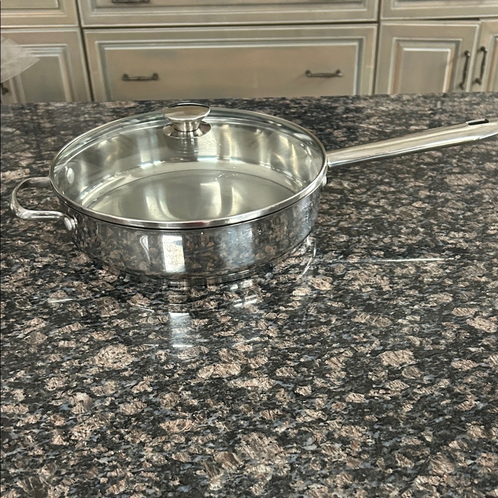 WOLFGANG PUCK STAINLESS STEEL 11" CHICKEN FRYER